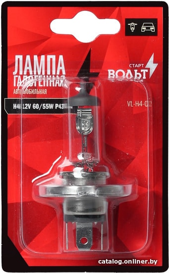 

Галогенная лампа СтартВольт H4 VL-H4-02 1шт