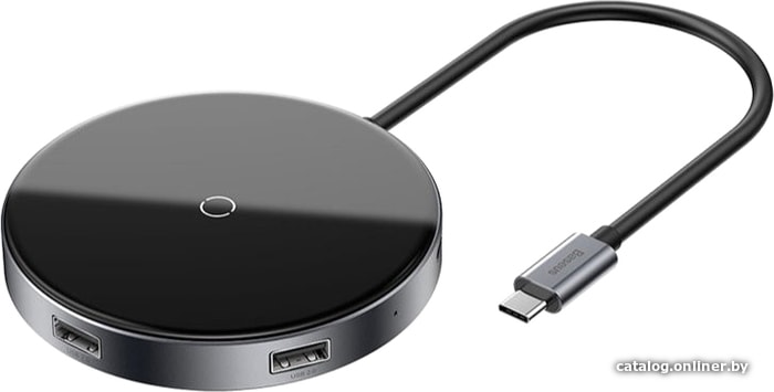 

Док-станция Baseus Circular Mirror Wireless Charger Hub WXJMY-0G