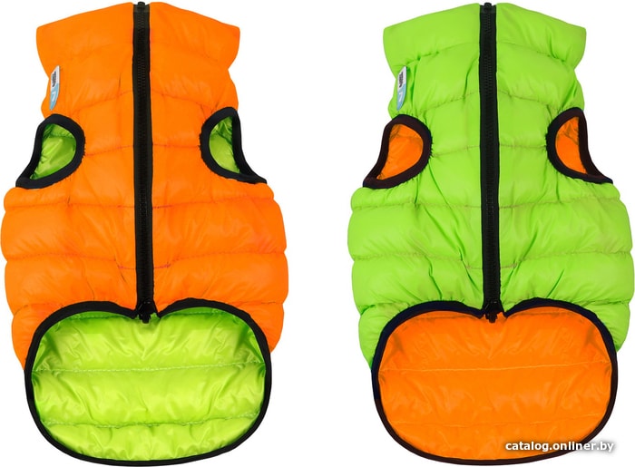 

Куртка для животных AiryVest Jacket (XS22, оранжевый/лайм)