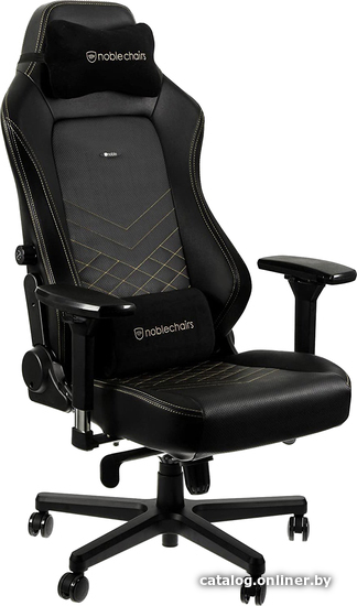 

Кресло Noblechairs Hero PU (черный/золотистый)