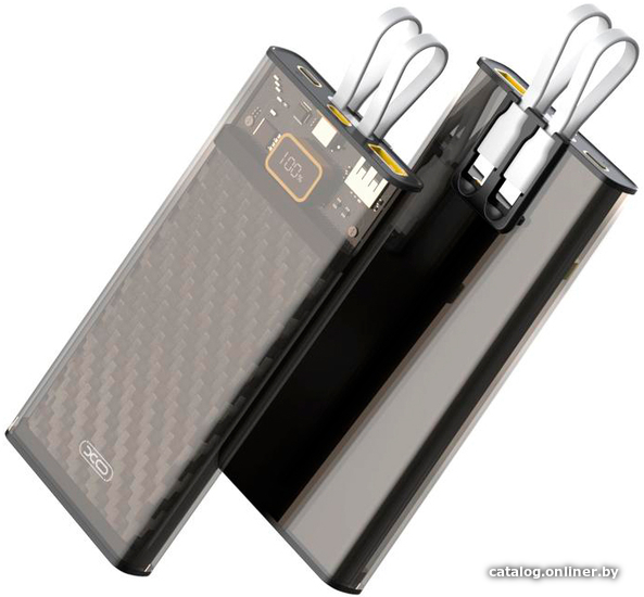 

Внешний аккумулятор XO PR195 10000mAh Lightning (черный)
