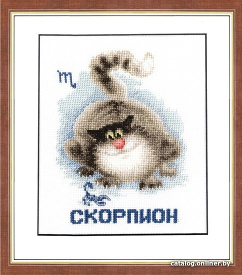

Набор для вышивания Золотое руно Знак зодиака Скорпион ВЛ-008
