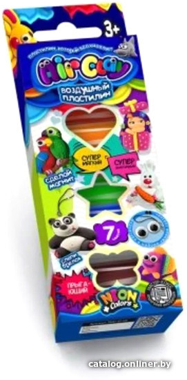 

Пластилин легкий Danko Toys Воздушный пластилин Air Clay ARCL-01-01 (7 цв)