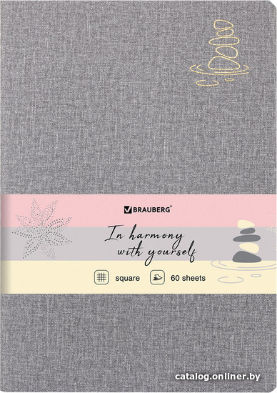 

Полуобщая тетрадь BRAUBERG Harmony 403839 (48л, серый)