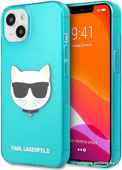 

Чехол для телефона CG Mobile Karl Lagerfeld для iPhone 13 mini KLHCP13SCHTRB