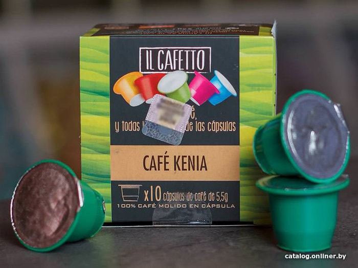 

Кофе в капсулах Cafes la Brasilena Кения АА в капсулах 10 шт