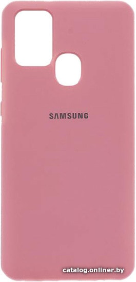 

Чехол для телефона EXPERTS Original Tpu для Samsung Galaxy A21s с LOGO (розовый)