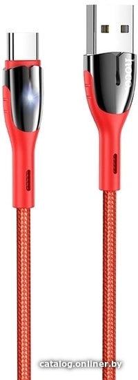 

Кабель Hoco U89 Safeness USB - Type-C (1.2 м, красный)