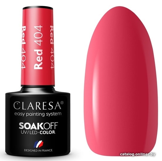 

Гель-лак Claresa Hybrid Red 404 5 мл