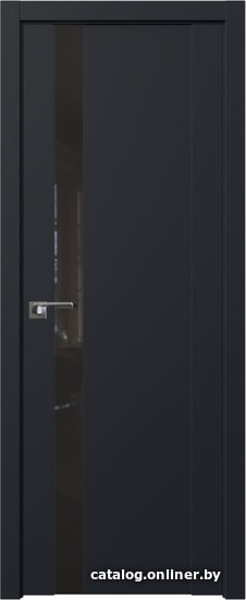 

Межкомнатная дверь ProfilDoors 62U 70x200 (черный матовый, стекло черный лак)