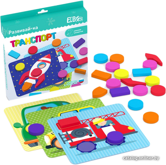 

Развивающая игра El'Basco Toys Развивай-ка Транспорт 07-004