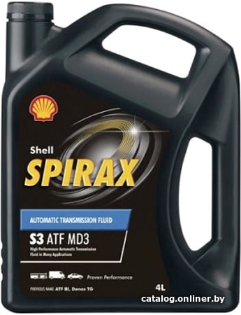 

Трансмиссионное масло Shell Spirax S3 ATF MD3 4л