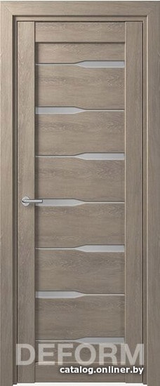 

Межкомнатная дверь Юркас Deform D4 ДО 90x200 (дуб шале седой/мателюкс)