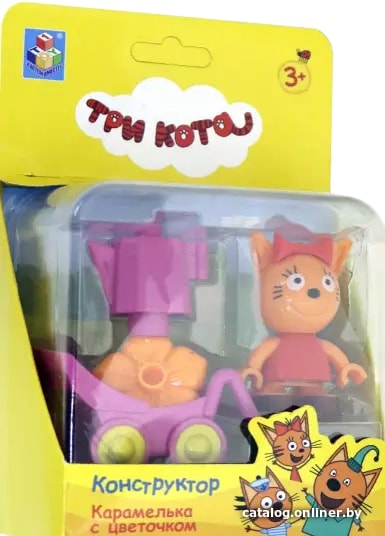 

Конструктор 1toy Три Кота Т19750 Карамелька с цветочком