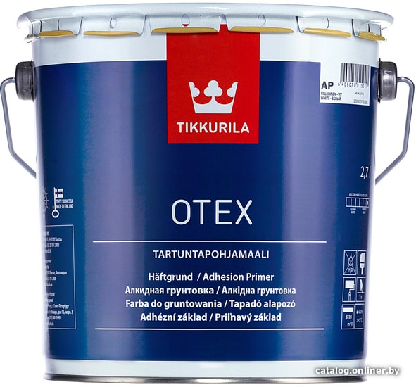 

Алкидная грунтовка Tikkurila Otex 0.9 л (базис AP)