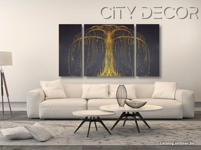 

Модульная картина Citydecor Абстракция 6.10 60x118 см