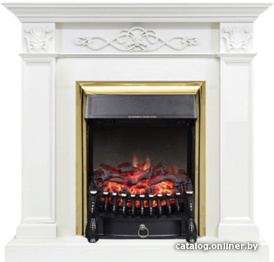 

Каминокомплект Smolcom Verona Corner STD-ASP с Fobos-S Lux BR (бьянко белый)