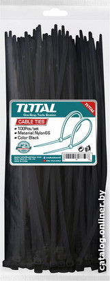 

Стяжка для кабеля Total THTCTB10025 (100 шт)