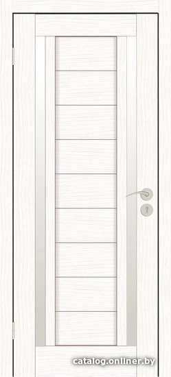 

Межкомнатная дверь IstokDoors Микс-6 ДЧ 90x200 (бьянко/светлое стекло)