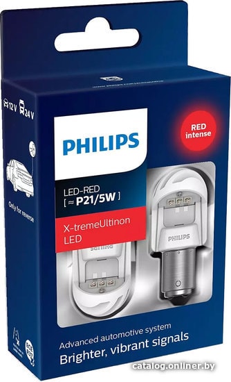 

Светодиодная лампа Philips P21/5W X-tremeUltinon LED gen2 2шт