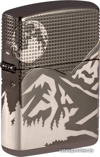 

Зажигалка Zippo 49299 Armor High Polish Black Ice