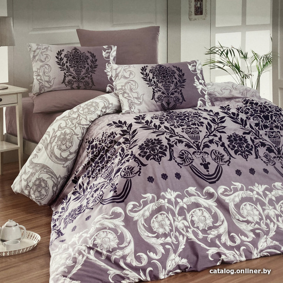 

Постельное белье Karven N023 Dalyan Purple (евро)