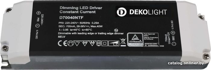 

Блок питания Deko-Light LED-BASIC, DIM, CC, D70040NTF 862208