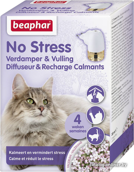 

Диффузор Beaphar No Stress Calming Diffuser & Refill Cat 14897 (30 мл)