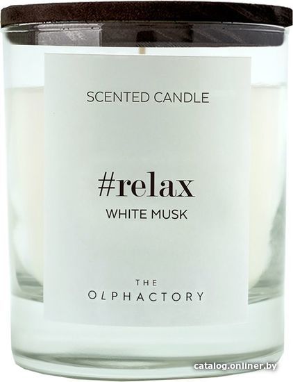

Ароматизированая свеча Ambientair The Olphactory Relax Black Белый мускус VV401MBBTO