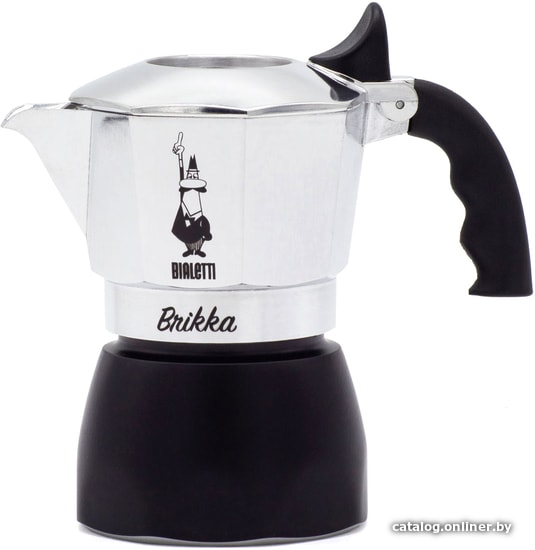 

Гейзерная кофеварка Bialetti New Brikka с клапаном (2 порции)