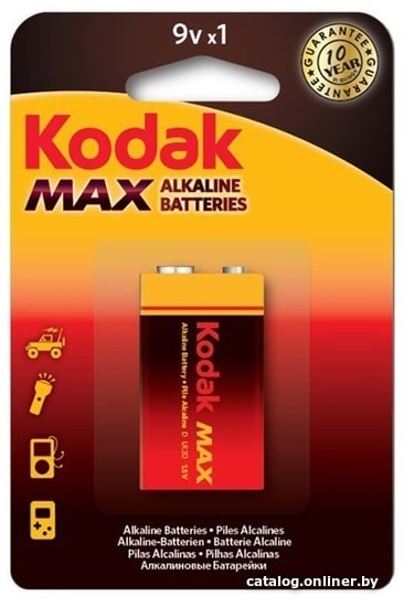 

Батарейка Kodak Max 9V