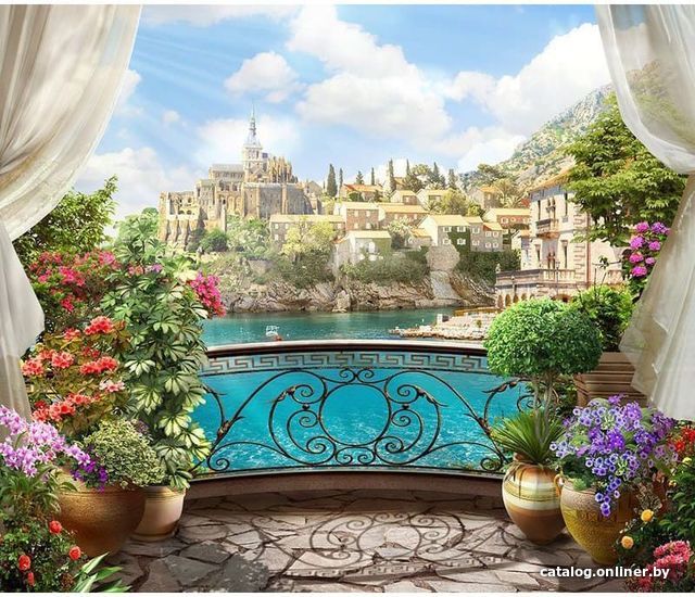

Виниловые обои Citydecor Вид из балкона 300x270
