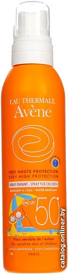 

Спрей солнцезащитный Avene Спрей солнцезащитный для детей SPF 50+ 200 мл