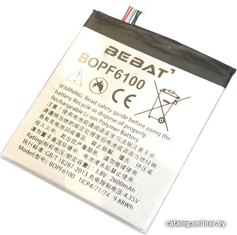 

Аккумулятор для телефона Bebat B0PF6100/BOPF6100