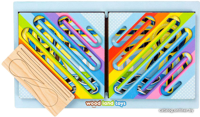 

Развивающая игра WoodLand Toys Межполушарная доска Летний день 134111