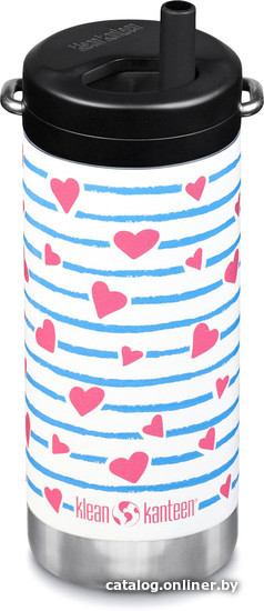 

Термокружка Klean Kanteen TKWide Twist Cap Heart Stripe 1008310 355 мл