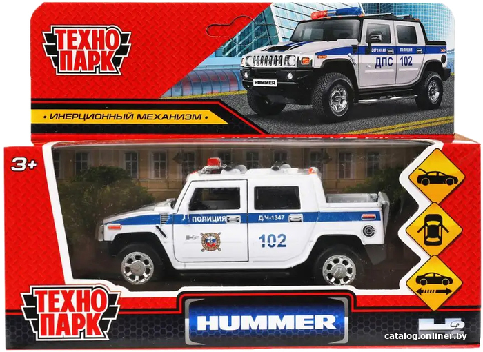 

Пикап Технопарк Hummer H2 Pickup HUM2PICKUP-12POL-WH