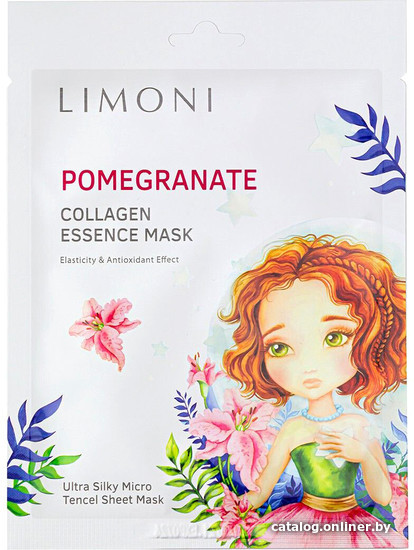 

Limoni Маска для лица тканевая Pomegranate Collagen Essence Mask 25 г