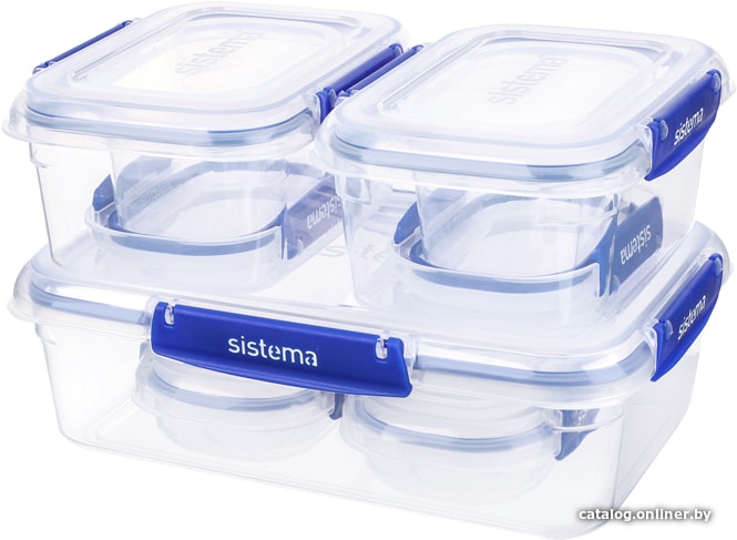 

Набор контейнеров Sistema Klip It+ 881767