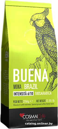 

Кофе Cosmai Caffe Single Line Buena Brasile молотый 250 г