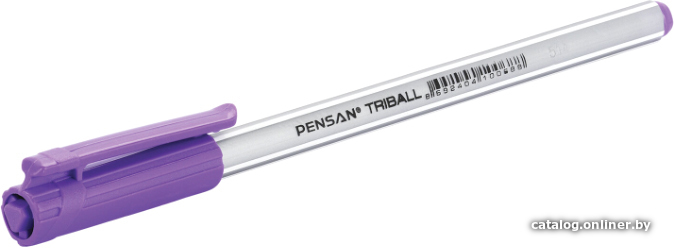 

Ручка шариковая Pensan Triball 1003/12ф (фиолетовый)