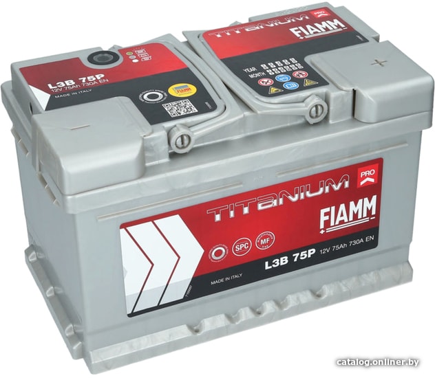

Автомобильный аккумулятор FIAMM Titanium Pro (75 А·ч)