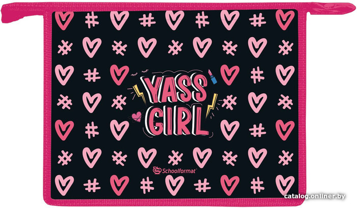 

Папка для тетрадей Schoolformat Yes Girl ПТПМ1А5-ЕГР