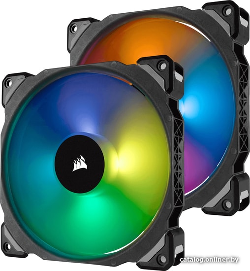 

Набор вентиляторов Corsair ML140 Pro RGB 2 шт. (с контроллером)