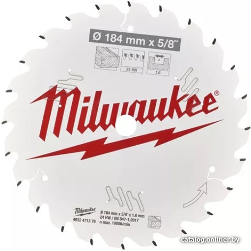 

Пильный диск Milwaukee 4932471378