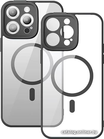 

Чехол для телефона Baseus Frame Series Magnetic Case для iPhone 14 Pro Max (черный)
