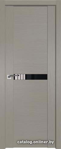 

Межкомнатная дверь ProfilDoors 2.01XN R 80x200 (стоун, стекло Lacobel Черный лак)