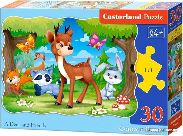 

Мозаика/пазл Castorland Олененок с друзьями В-03570
