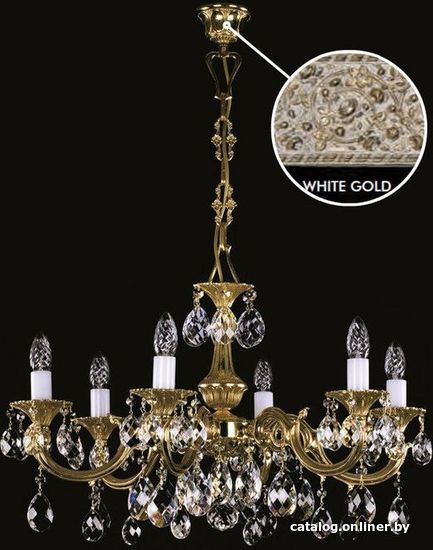 

Подвесная люстра ArtGlass Alice Vi. White Gold Ce