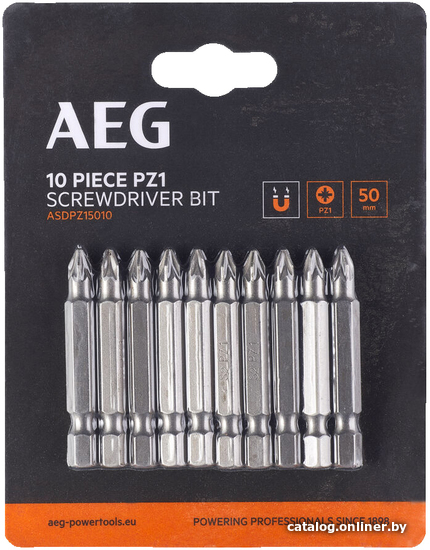 

Набор бит AEG Powertools 4932479512 (10 шт)